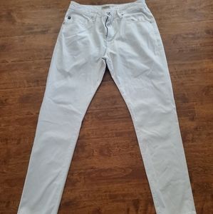 AG WHITE MENS JEANS 36/34